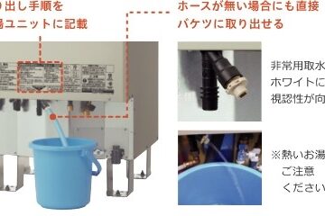 災害に備える。非常時のエコキュート